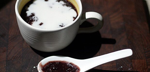 CrockPot Vegan Sticky Black Rice, Pulut Hitam