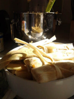 Corn and Black Bean Tamales