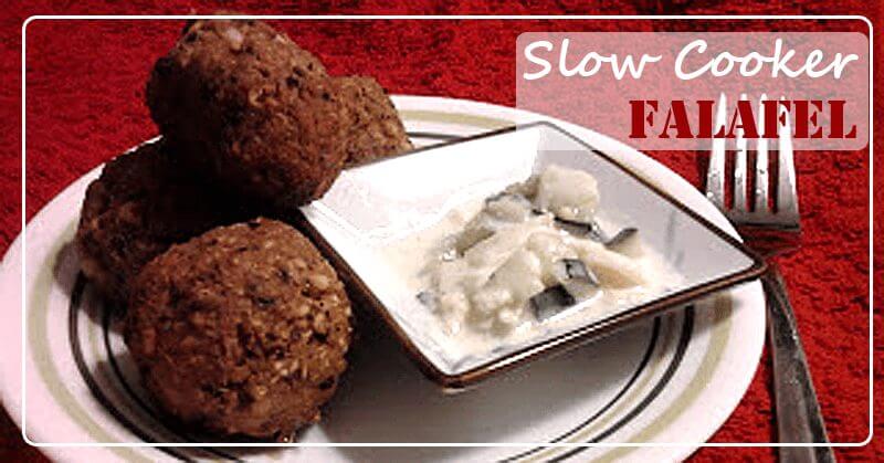 Indian Falafel | @VeggieConverter slowcooker crockpot