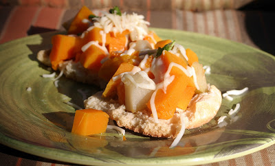 pear and squash bruschetta