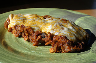 Black Bean Pumpkin Enchiladas