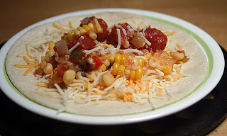 Roasted Corn Salsa Quesadilla