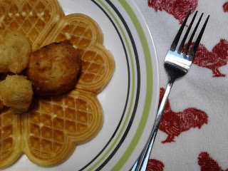 Vegan Chicken and Waffles