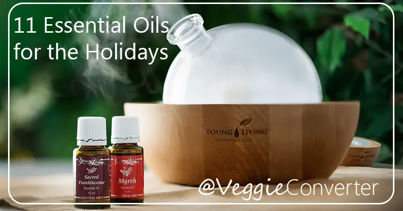 Essential Oils for the Holidays | @VeggieConverter