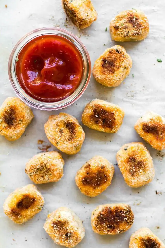 Sweet Potato Zucchini Tots