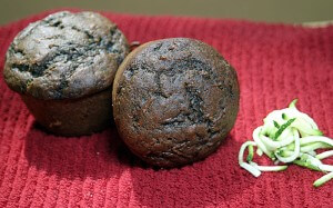 Chocolate Black Bean Zucchini Cupcakes