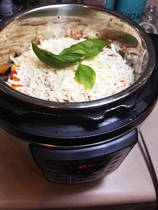 Instant Pot Eggplant Parmesan